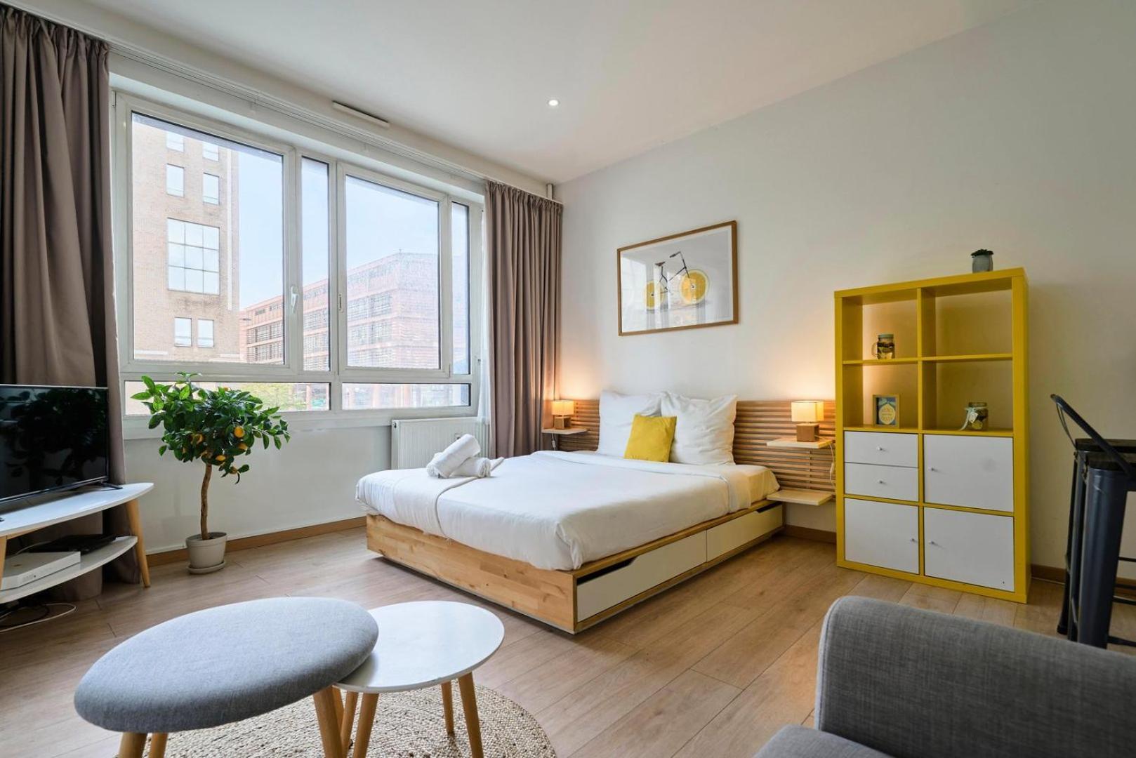 Lille Gares Studio Avec Parking Securise Bagian luar foto